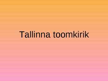 Tallinna toomkirik