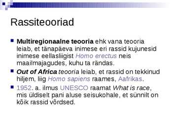 Mongoliidid ja rassid #3