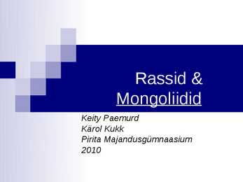 Mongoliidid ja rassid