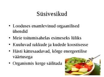 Süsivesikud #2