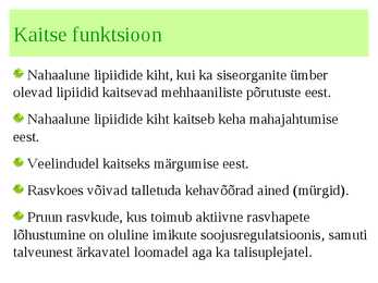 Lipiidid #19