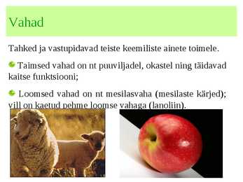 Lipiidid #7