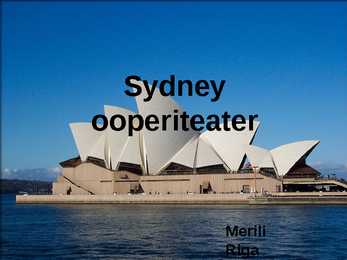 Sydney ooperimaja