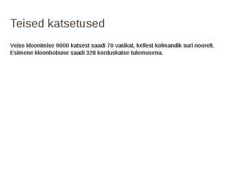 Imetajate kloonimine #9