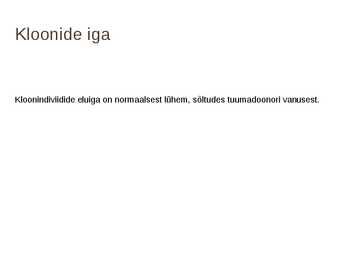 Imetajate kloonimine #10