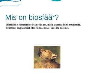 Biosfäär #2