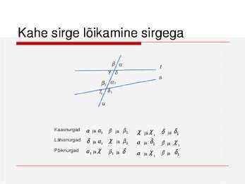 Geomeetria algkursus #11