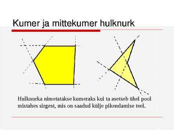 Geomeetria algkursus #13