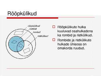 Geomeetria algkursus #18