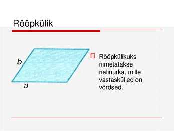 Geomeetria algkursus #19