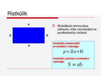 Geomeetria algkursus #21