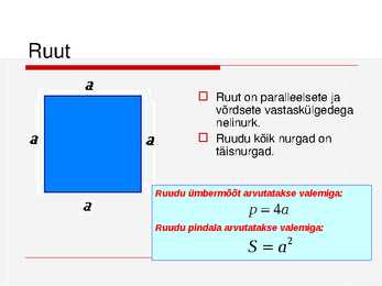 Geomeetria algkursus #22