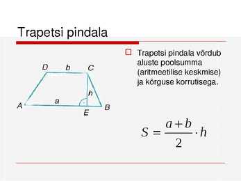 Geomeetria algkursus #27