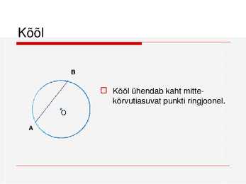 Geomeetria algkursus #30