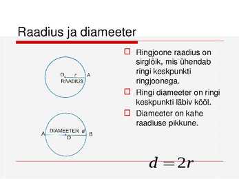Geomeetria algkursus #31
