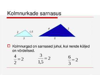 Geomeetria algkursus #34