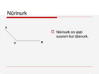 Geomeetria algkursus #5