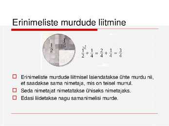 Harilikud murrud #22