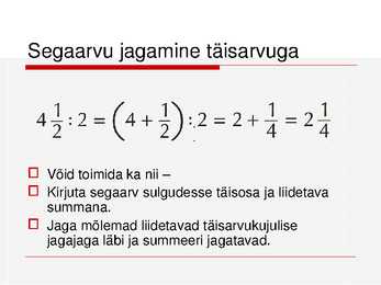 Harilikud murrud #37