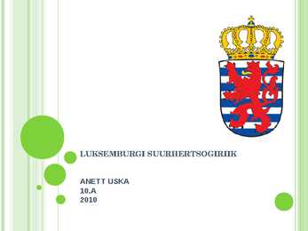 Luksemburgi suurhertsogriik