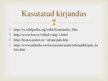 Konstantin Päts #9