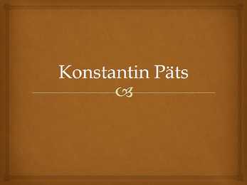 Konstantin Päts