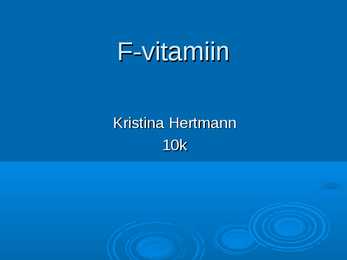 F-vitamiin