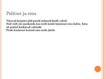 Tänavalapsed #5