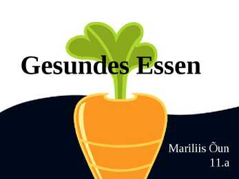 Gesundes essen