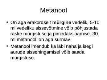 Alkoholid #11