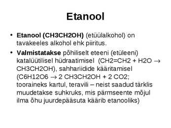 Alkoholid #13