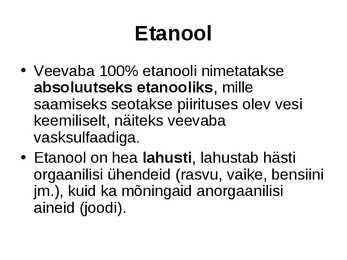 Alkoholid #17