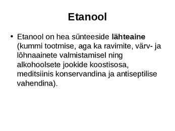 Alkoholid #18