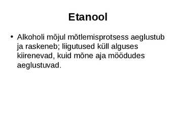 Alkoholid #23