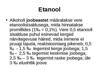Alkoholid #25