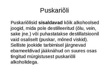 Alkoholid #28
