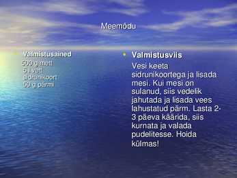 Eesti rahvustoidud #6