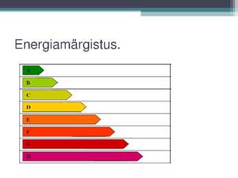 Kuidas säästa energiat #8