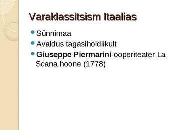 Klassitsismi arhitektuur #9