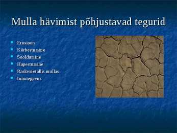 Ökoloogilised globaalprobleemid #10