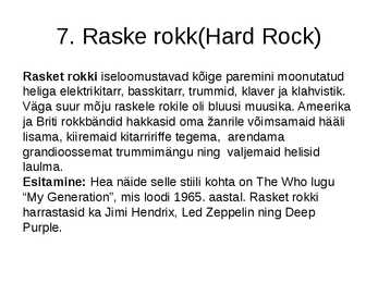 Rokkmuusika #15