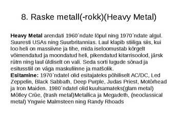Rokkmuusika #16