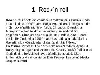 Rokkmuusika #3