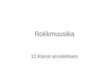 Rokkmuusika