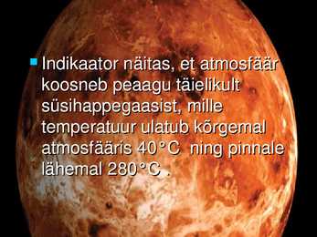 VEENUSE UURIMINE KOSMOSEAPARAATIDE ABIL #17