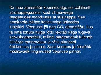 VEENUSE UURIMINE KOSMOSEAPARAATIDE ABIL #20