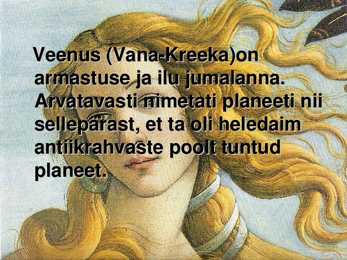 VEENUSE UURIMINE KOSMOSEAPARAATIDE ABIL #3