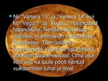 VEENUSE UURIMINE KOSMOSEAPARAATIDE ABIL #30