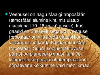 VEENUSE UURIMINE KOSMOSEAPARAATIDE ABIL #36