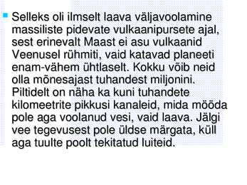 VEENUSE UURIMINE KOSMOSEAPARAATIDE ABIL #39